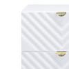 Acme Furniture Gaines Nightstand White High Gloss Finish - 3 of 4