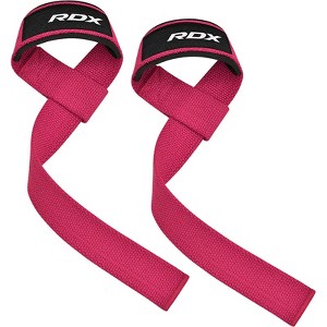 RDX Sports W1 Weight Training Wrist Straps - Premium Quality Straps for Gym Workout, Powerlifting, Weightlifting, Deadlifts, and More - 1 of 2