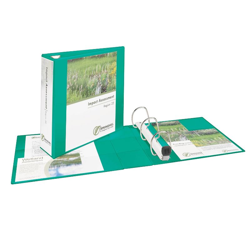 Avery 3&#34; One Touch EZD Rings 670 Sheet Capacity Heavy Duty View Binder - Green, 6 of 7