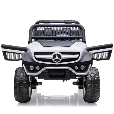 24V 2 Seater Ride On Truck Car for Kids  Licensed Mercedes Benz Toddles Electric Car with Remote Control