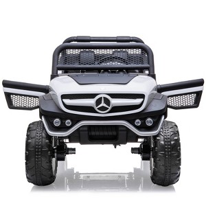 24V 2 Seater Ride On Truck Car for Kids  Licensed Mercedes Benz Toddles Electric Car with Remote Control - 1 of 4