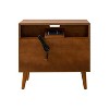 Margery Mid-century Modern 2 - Drawer Nightstand with  Built-In Outlets Set of 2| HULALA HOME - 4 of 4