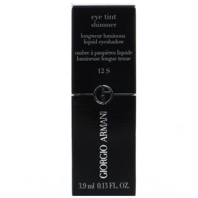 Giorgio Armani Eye Tint Shimmer Longwear Luminous Liquid Eyeshadow, #12 Gold Ashes, 0.13 oz