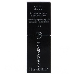 Giorgio Armani Eye Tint Shimmer Longwear Luminous Liquid Eyeshadow, #12 Gold Ashes, 0.13 oz - 1 of 4