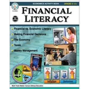 Financial Literacy Workbook, Grades 6 - 12 - by  Schyrlet Cameron (Paperback) - 1 of 1
