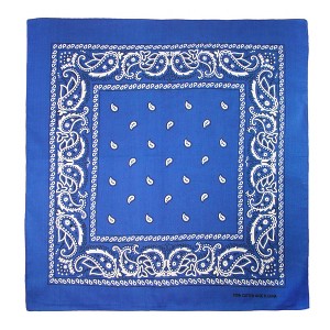 CTM Classic Cotton Paisley Bandana - All-Purpose Function and Style - 1 of 4