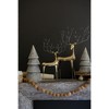 Kalalou Set of Two Antique Gold Metal Christmas Deer – Holiday Decor - 3 of 3