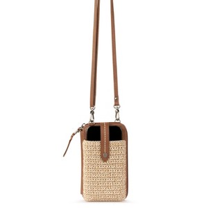 The Sak Women's Silverlake N/S Smartphone Crossbody, Bamboo Static - 1 of 4