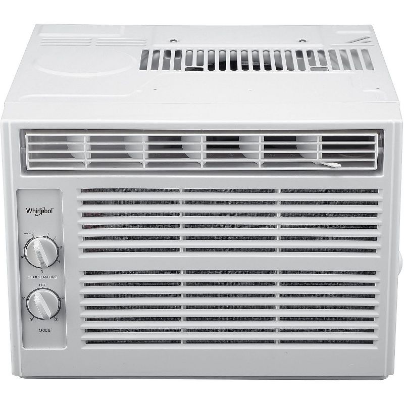 Whirlpool 5000 BTU 115V Window-Mounted Air Conditioner with Mechanical Controls WHAW050BW, 1 of 7