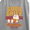 Women's - Peanuts - Good Grief Academy Graphic Racerback Tank - 2 of 4