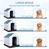 Gulches 29 Inch Blue Plastic Dog House - Insulated, Sturdy Assembled Kennel with Elevated Floor & Ventilation for Small-Large Dogs - 2 of 4