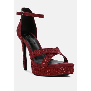 Regalia Rhinestone Embellished Stiletto Sandals - 1 of 4