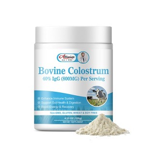 Alliwise Bovine Colostrum Supplement,Pure 40% IgG Colostrum Powder for Gut, Bone, Exercise, Immune, Non-GMO, 4.23 Oz - 1 of 4
