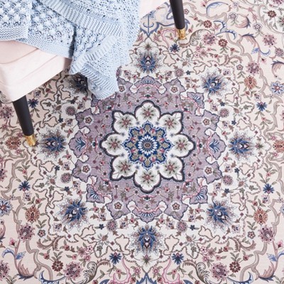 Elegant Beige & Green Synthetic 9' x 12' Tucson Area Rug
