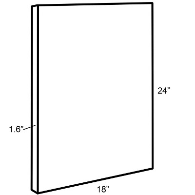 Japandi Abstract Blue and White Canvas Print with Walnut Frame