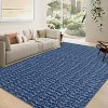 Washable Area Rug Baby Room Contemporary Boho Non-Slip Low Pile Stain-Resistant No-Shedding Easy-Clean Modern Dorm Home Office - 3 of 4