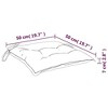 vidaXL Chair Cushion 2 Pcs, Non Slip Outdoor Chair Cushion for Patio Furniture, Water Repellent Outdoor Seat Cushion - 3 of 4