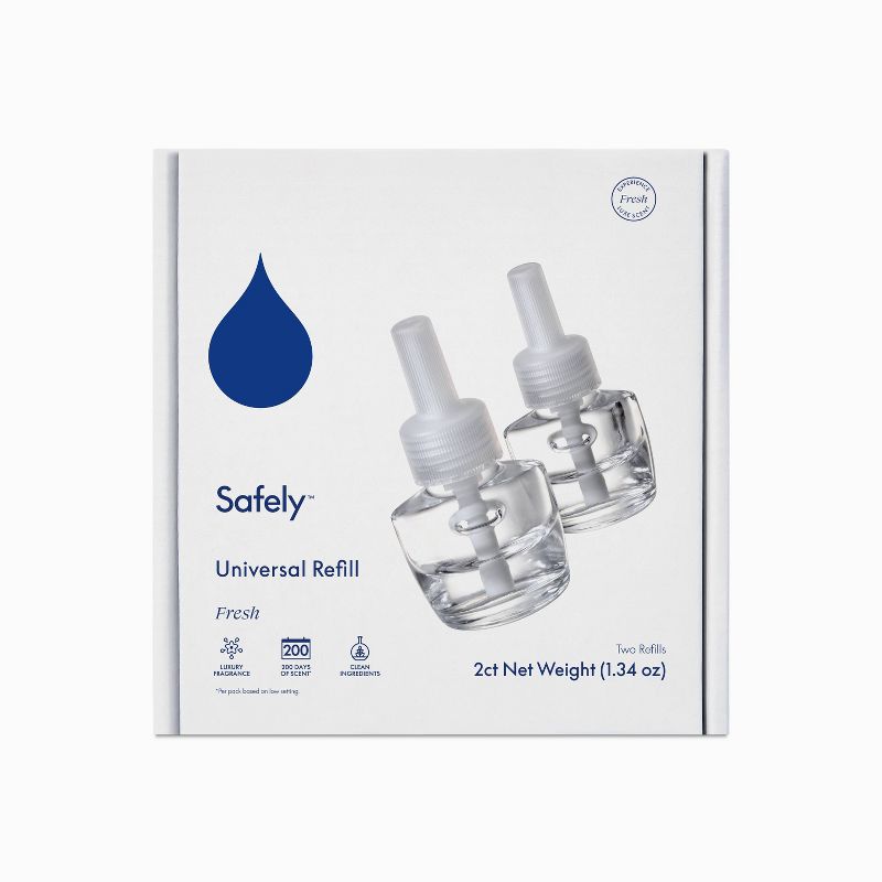 Safely Scent Plug-In Refill Twin Pack - Fresh - 1.34oz, 1 of 6