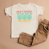 The Juniper Shop Don't Worry Be Hoppy Smiley Face With Ears Toddler Short Sleeve Tee - 2 of 2