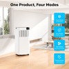 R.W.FLAME Portable Air Conditioners, 8,000 BTU Portable AC Unit with Cool, Fan & Dry Modes/Energy Efficient/24Hrs Timer for Bedroom, White - 2 of 4