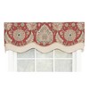 Wakeshire Glory All Season 3" Rod Pocket Valance 50" x 16" Garnet by RLF Home - 2 of 4