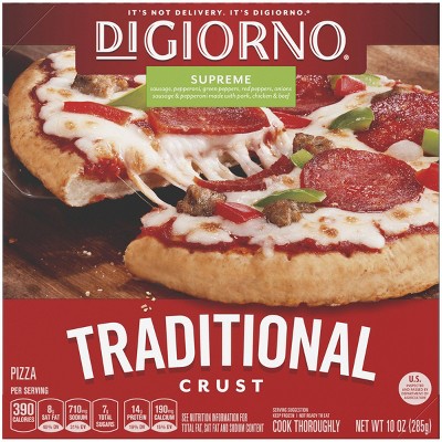 DiGiorno Traditional Crust Supreme Frozen Pizza - 10oz