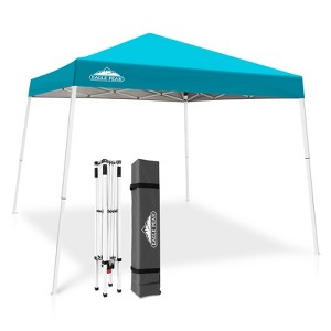 EAGLE PEAK Slant Leg Pop-up Canopy Tent Easy One Person Setup Instant Outdoor Beach Canopy Folding Portable Sports Shelter - 1 of 4