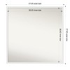 Amanti Art Incline Non-Beveled Wood Framed Bathroom Vanity Wall Mirror - 3 of 4