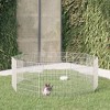 vidaXL Free Range Animal Enclosure 10-Panel 21.3 In.x23.6 In. Galvanized Iron - 2 of 4