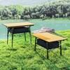 3ft Aluminum Small Folding Table, Portable Camping Table with Storage Bag, Carry Bag for Outdoor Picnic BBQ - 3 of 4