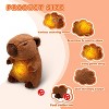 TITQWOP Capybara Breathing Stuffed Animal,Anxiety Relief Sleeping Plush with Realistic Breathing Motion & Soothing Music Lights Portable Plushies - 2 of 4