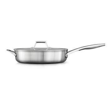Calphalon Premier 5qt Stainless Steel Saute Pan with Cover