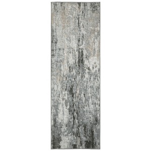 COZONY Modern Abstract Washable Runner Rug, Non-Slip Low Pile Stain Resistant - 1 of 4
