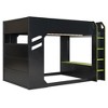 Polibi Full Size Gaming Loft Bed with Adjustable Desk, RGB Lights, and Storage - 3 of 4