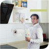 Srenta Clear Acrylic Paper Towel Holder Wall Mount Paper Towel Holder Under Cabinet, Adhesive Strips & Screws Included - 4 of 4