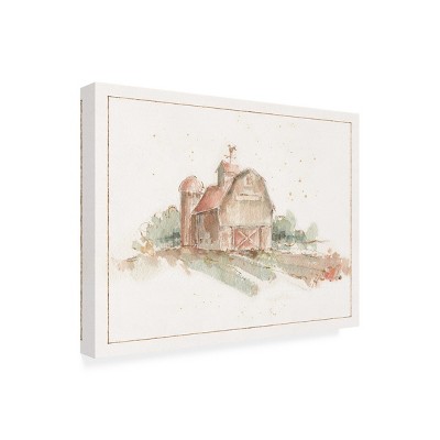 Lisa Audit Farm Friends XV Outdoor Canvas Print in White and Tan