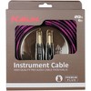 Kirlin IWB Black/Purple Woven Instrument Cable 1/4" Straight - 3 of 3