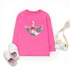 Valentine Goose Coquette - Toddler Long Sleeve Graphic Tee - 3 of 4