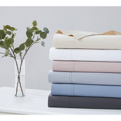 Blush Cotton Twin 2-Piece Solid Sheet Set