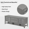 Modern TV Stand for TVs Up to 60", Media Console TV Cabinet, Wood Entertainment Center, Multi-Functional Storage Cabinet with Shelves for Living Room - 3 of 4