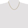 Black Bow Jewelry 2mm, 14k Yellow Gold, Solid Spiga Chain Necklace - 2 of 4