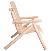 vidaXL 2-Seater Patio Bench,46.9"x33.5"x38.6" Solid Wood Spruce - 4 of 4