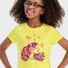 Girls' Short Sleeve 'Fitness Animals' Graphic T-Shirt - Cat & Jack™ - 2 of 4