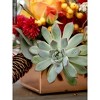 Gardener's Supply Company Rectangular Copper Plant Tray | 24" x 5" Leakproof Planting Pot for Houseplants & Succulents | Holiday Centerpiece Display - 2 of 4