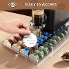 Acrylic Coffee Pod Drawer for Nespresso Vertuo & Dolce Gusto, 40-Capsule Storage Organizer - 4 of 4