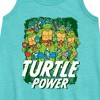- Teenage Mutant Ninja Turtles - Leo and Brothers Turtle Power Graphic Sleeveless Aline Dress - 2 of 3