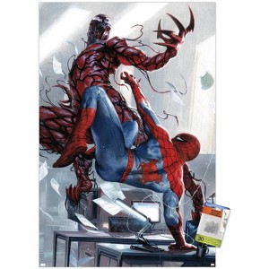 Trends International Marvel Comics - Carnage - Battle with Spider-Man Unframed Wall Poster Prints - 1 of 4