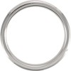 Pompeii3 Titanium Mens Comfort Fit Brushed Beveled Polished Edge Wedding Band 7MM - 2 of 4