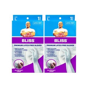 Mr. Clean Bliss Premium Latex-Free Gloves - 2 Pack - 1 of 3