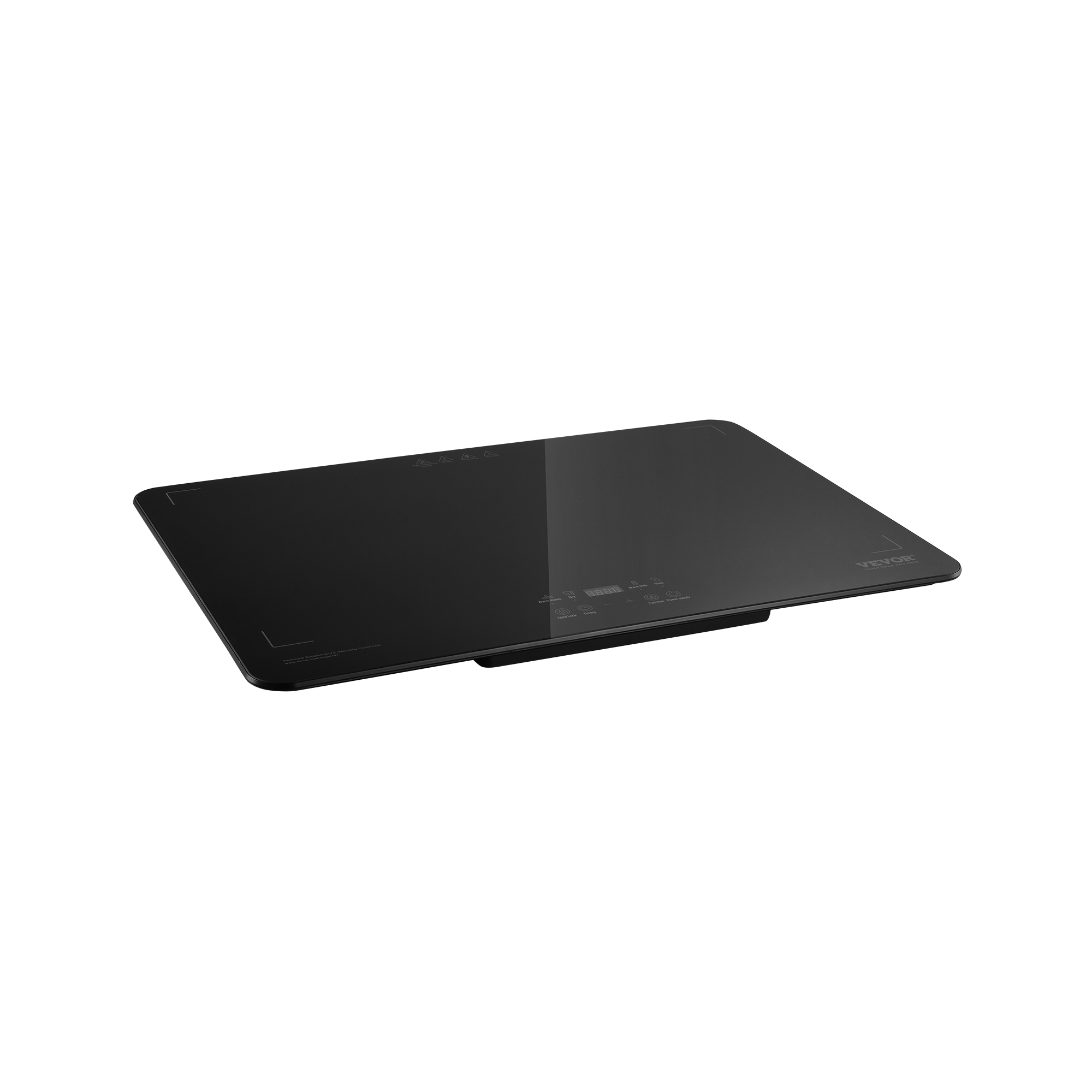 VEVOR Electric Warming Tray, Food Warming Trays for Buffet, Warming Trays with Adjustable Temperature Control, Portable Tempered Glass Food Warmer